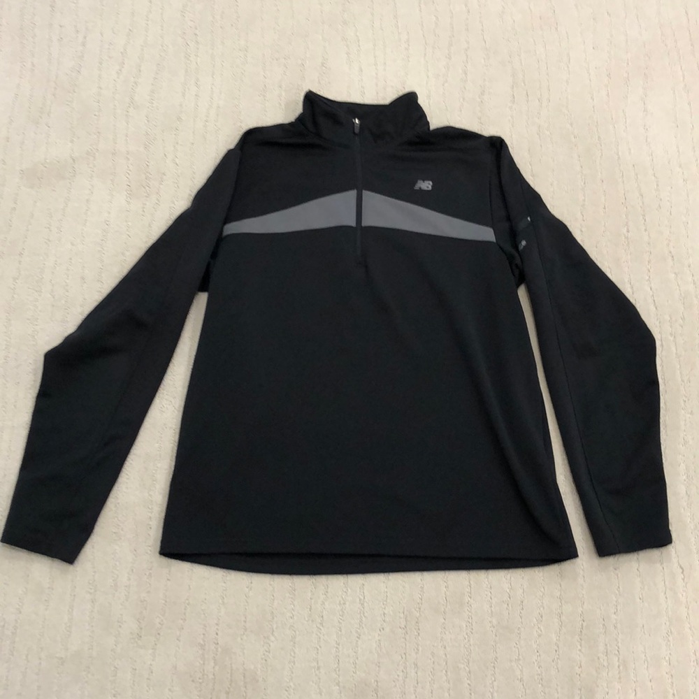 Black New Balance Quarter Zip